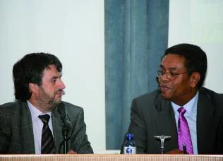 Emilio de la Morena y Luis Abreu.