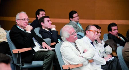 Conferencias magistrales. Aspecto de la sala.