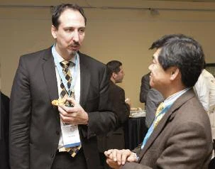 Alexander Meining (Alemania) y Hwoogn-Yong Jung (S. Korea).