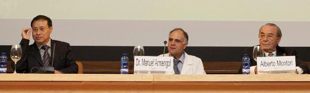Jian Zhixiang (R.P. China), Manel Amengol Carrasco (Barcelona) y Alberto Montori (Italia).