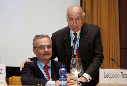 Leopoldo López Rosés, vicepresidente 1º de la S.E.E.D. y Jose Ramón Armengol-Miró.