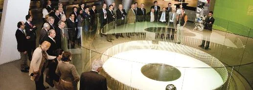 Visita al Museo de la Ciencia CosmoCaixa de Barcelona (Péndulo de Foucault).