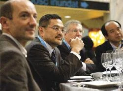 Xavier Dray, Kiyokazu Nakajima, Jean Escourrou y Naohisa Yahagi.