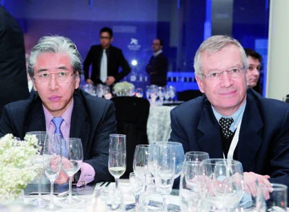 Harohiro Innoue y Jean Escourrou.