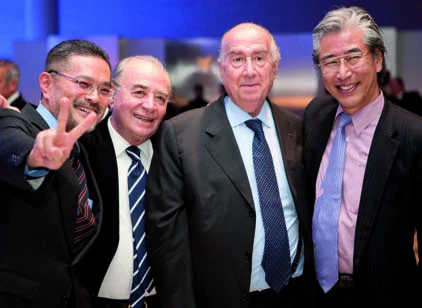 Kiyokazu Nakajima, Alberto Montori, Armengol-Miró y Harohiro Innoue.