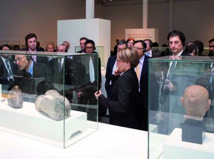 La exposición contaba con 400 piezas arqueológicas.