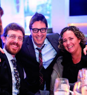 Marc Martí, Joan Dot y Sandra Castro.