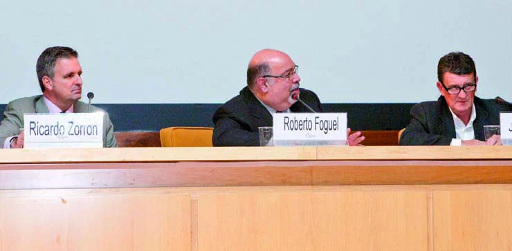 Ricardo Zorrón (Alemania), Roberto Foguel (Estados Unidos) y José Manuel Fort (Barcelona).