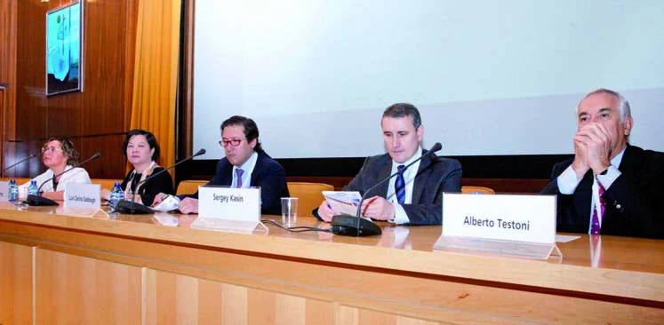 Sandra Castro (Barcelona), Cen Rongying (R.P. China), Luís Carlos Sabbagh (Colombia), Sergey Kasin (Rusia), Alberto Testoni (Italia).