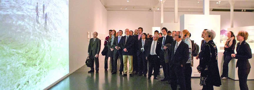 Visita Museo. Proyección audiovisual.