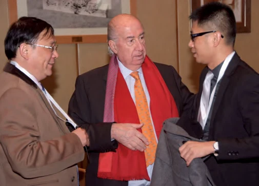 Fan Zhining, José Ramón Armengol-Miró y Zhang Xiaoguang.