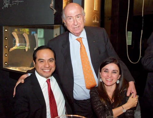 J.R. Armengol-Miró junto a Fernando Rojas y esposa.