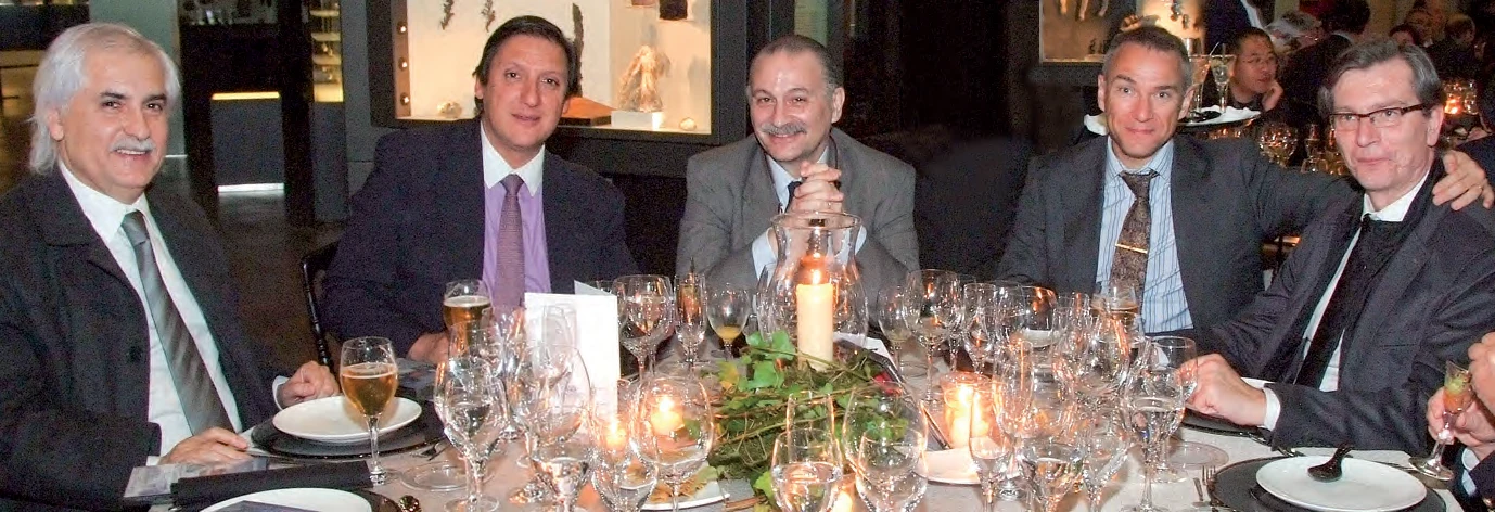 Jesús Ortiz, Luís Carlos Sabbagh, Eduardo Segal, y Jesús Garijo.