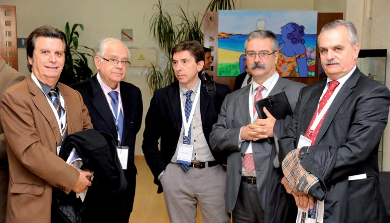 Josep Merlo, Pedro Luis Menchen, Pedro Alonso, Sarbelio Rodríguez y Leopoldo López Rosés.