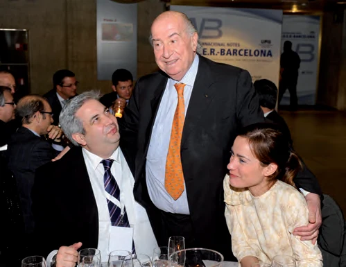 Louis de Giau, J.R. Armengol-Miró y Raquel González.