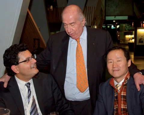 Stavropoulos Stavros, J.R. Armengol-Miró y Don Wang Seo.