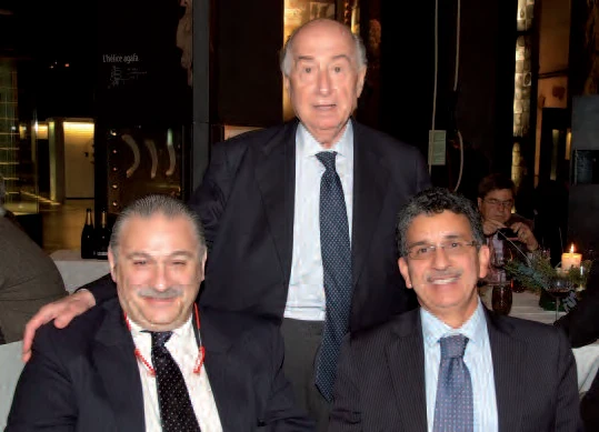 Eduardo Segal, J.R. Armengol-Miró y Campo Elías Lindado.