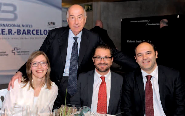 Elena Zucchi, J.R. Armengol-Miró, Maurizio Zilli y Milutín Bulajic.