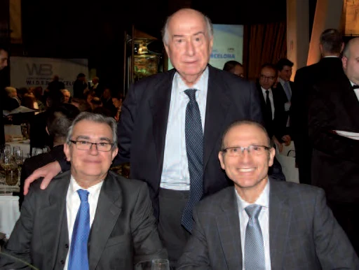 Estanislao Saló, J.R. Armengol-Miró y Juan Fernández Nájera.