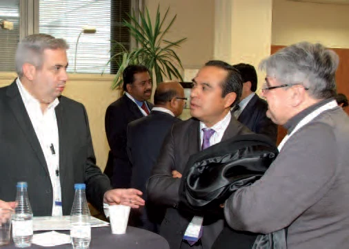 Louis de Guiau, Fernando Rojas y Eduardo Piñeiro.