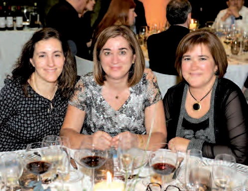 Rosa Val, Carmen Carballo y Carolina Clavera.