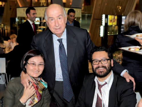 Sha Weihong, J.R. Armengol-Miró y Jorge Arroyo Vázquez.