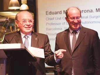 Alberto Montori y Eduardo Targarona.