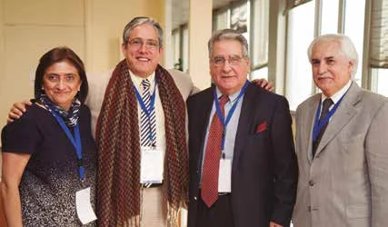 Albis Hani, Leonardo Sosa, Roque Sáenz y Jesús Ortiz.