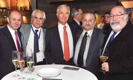 Guillermo Domínguez, Jesús Ortiz, Alberto Testoni, Eduardo Segal y Roberto Foguel.
