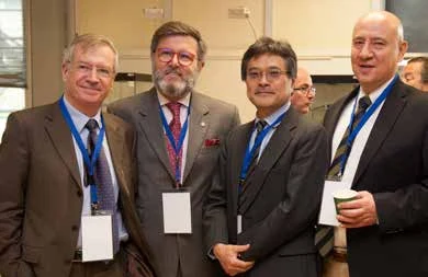 Jean Escourrou, Alberto Ferreres, Kiyokazu Nakajima y Senol Carilli.