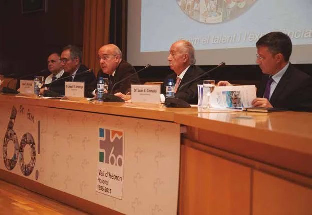Mesa de la Inauguración oficial compuesta por Manel Armengol Carrasco, Martínez Ibáñez, Boi Ruiz, José Ramón Armengol-Miró