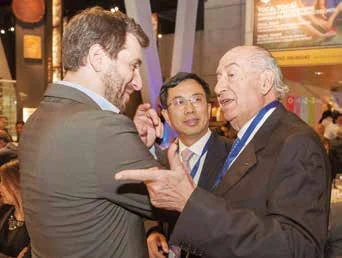 Antoni Comín, Liu Bing-Rong y José Ramón Armengol-Miró.