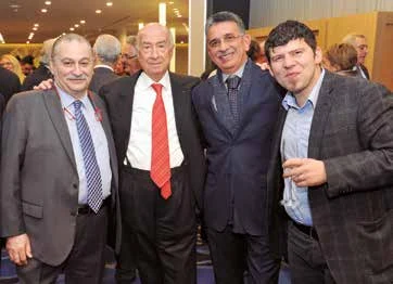 Eduardo Segal, J. R. Armengol-Miró, Campo Elías Lindado y Michele Diana.