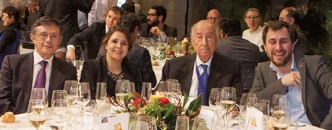 Joan X. Comella, Montserrat Capdevila, José Ramón Armengol-Miró y Antoni Comín.