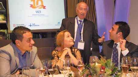 Monder Abu Suboh, M.ª Ángeles Milá, José Ramón Armengol-Miró y Miquel Masachs.