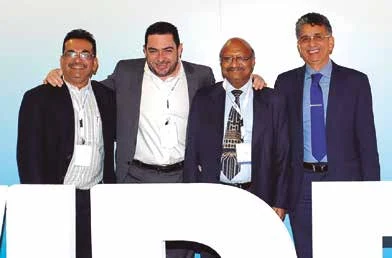 Amol Bapaye, Alberto Baptista, Rajesh Gupta y Campo Elías Lindado.