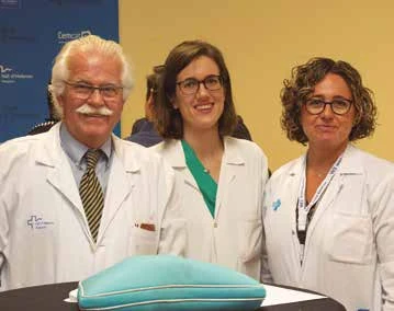 Jordi Pradell, Amaia Gantxegi y Sandra Castro.