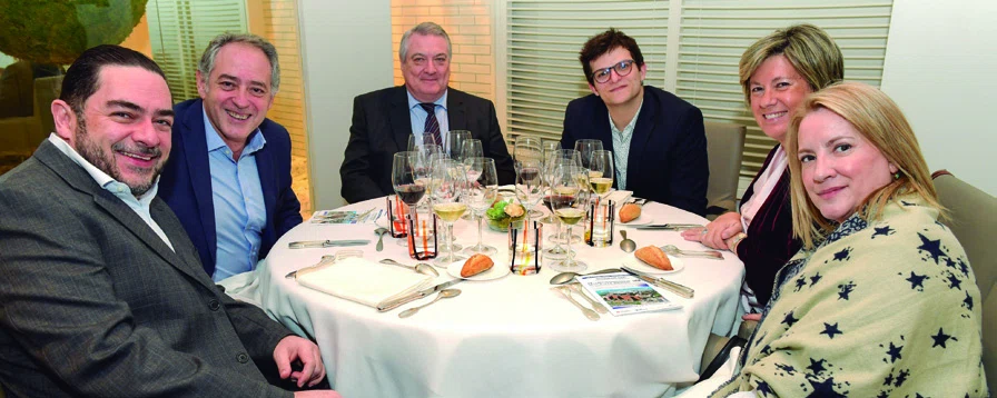 Alberto Baptista, Eduardo Sarriá, Carlos Giménez, Llul Ferrando, Raquel Morán y Amparo Agullón