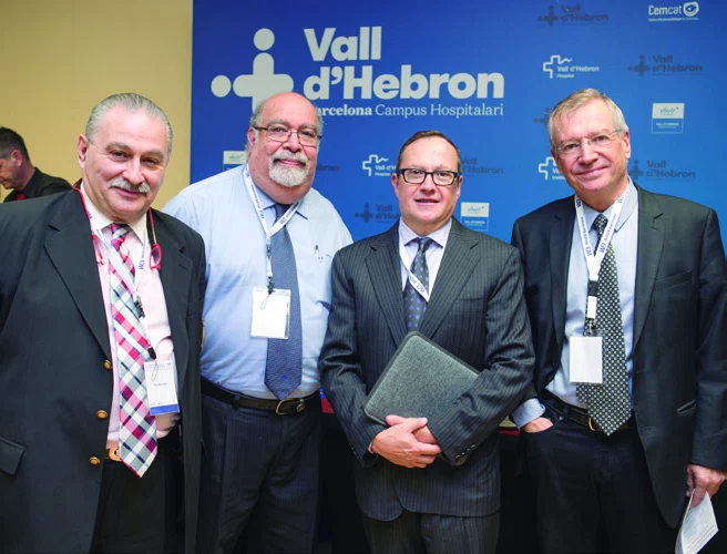 Eduardo Segal, Roberto Fogel, Irving Waxman y Jean Escourrou