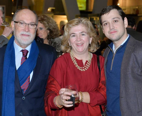Felipe Martínez-Alcalá, su esposa y Álvaro Martínez Alcalá