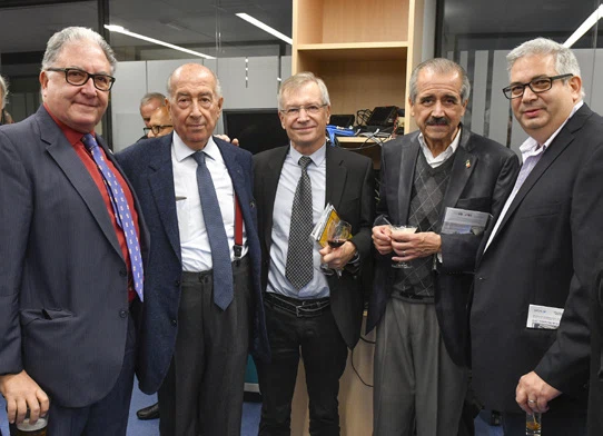 A.J. Torres, J.R. Armengol-Miró, J. Escourrou, J. Cordova y L. de Giau