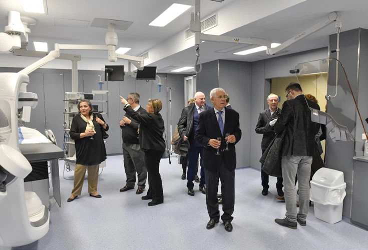 Aspecto de la visita al robot “Pheno”