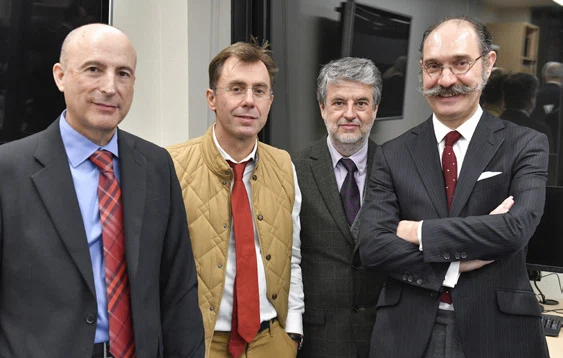 Jesús García-Cano, Jesús Espinel, Emilio de la Morena y Guillermo Cacho