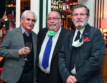 Jesús Ortiz, Roberto Fogel y Alberto Ferreres.
