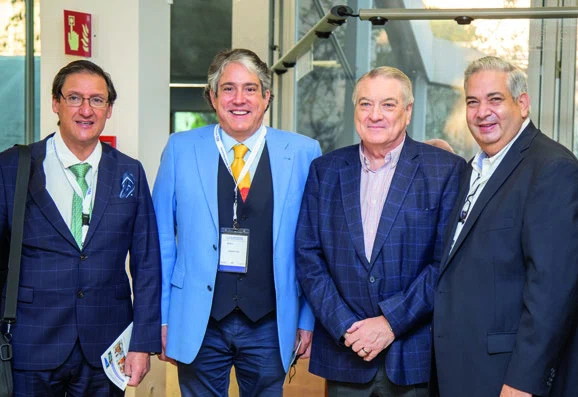 Luis Carlos Sabbagh, Leonardo Sosa, Carlos Giménez y Louis De Giau.