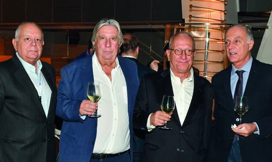 Pedro Menchén, Enrique Castillo, José Carlos Salord y Marco Frascio.