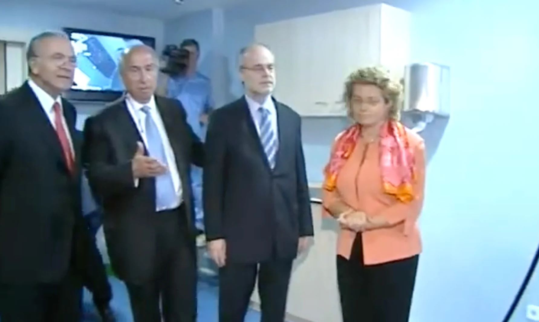 Visita institucional a las instalaciones de WIDER-Barcelona durante la inauguración de 2009
